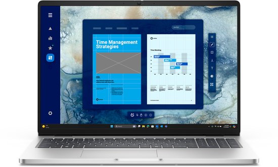 DELL Pro 16 PC16250 Intel Core Ultra 7 255U Laptop 40,6 cm (16") Full HD+ 16 GB DDR5-SDRAM 512 GB SSD Wi-Fi 6E (802.11ax) Windows 11 Pro US International Platina, Zilver