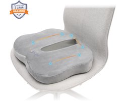 Best Life Stuitkussen - Zitkussen Orthopedisch - Wigkussen - Ergonomisch Zitkussen
