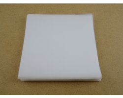 50 SINGLE BUITENHOEZEN STANDAARD MAT EXTRA DIK 150 micron (TOP KWALITEIT! 0.15mm dikte) - hoezen singles, outer sleeves, buiten hoes, platenhoezen, hoesjes, transparant, vinyl platen, 45t, 45 toeren, 7