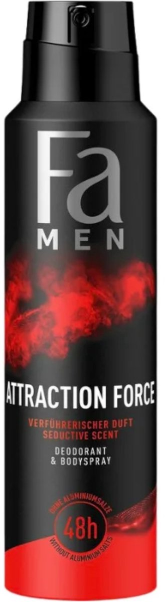 Goedkoopste Fa Men - Deodorant - Spray - Attraction Force - 150ml