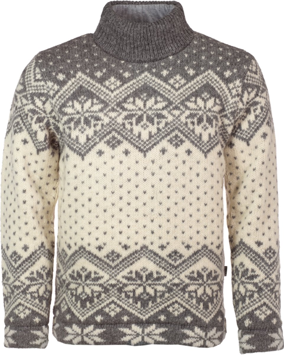 Pure Wool Damescoltrui Roos UJK-2403 Ecru - Ecru - M