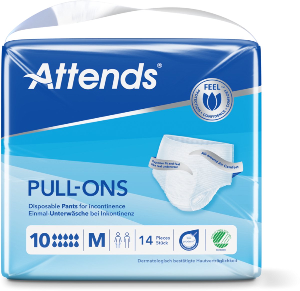 ATTENDS Pull-Ons 10 Medium - 8 pakken van 14 stuks