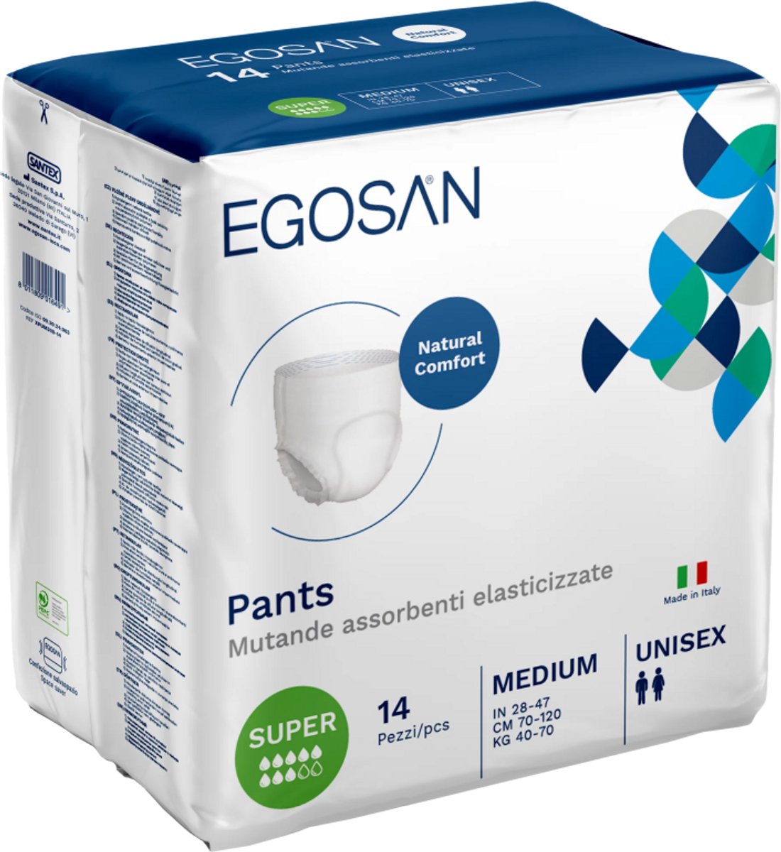 Egosan Pants Super Medium - 12 pakken van 14 stuks