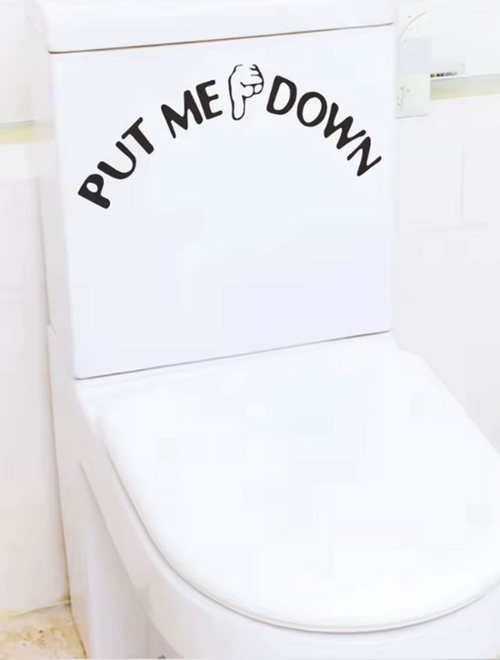 4 Plasstickers In de Roos - Toiletstickers voor Mannen - Houd je WC
