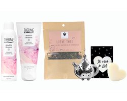 Therme Cadeauset Mindful Blossom - Lief Verzorgingspakket met Thee