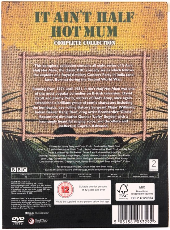 It ain't half hot mum Complete Collection - IMPORT (Dvd), Geoffrey
