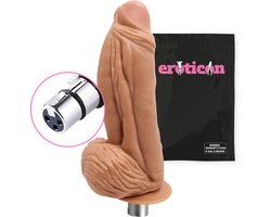 Eroticon Mega Dildo XXL Niek - 26.5cm Lang - 7.5cm Dik - Opzetstuk voor Seksmachine - Extreem groot - Grote Dildo - Dikke dildo - Accessoire - 3XLR opzetstuk - Xxxl Dildo