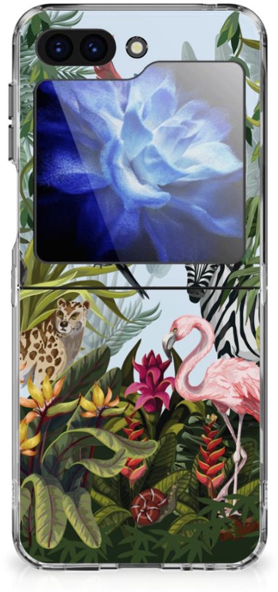 TPU Hoesje voor Samsung Galaxy Z Flip 6 Jungle