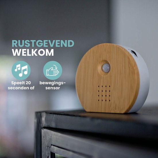 QLT No Less Nature Box - Geluidsbox met natuurgeluiden en sensor - Hout ...