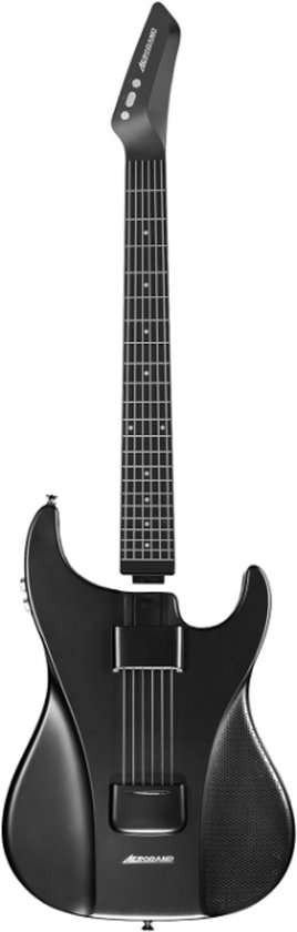 AeroBand Guitar Stringless, Akoestisch Elektrische Reisgitaar, Draagbare Stille Gitaar met Verwijderbaar Fretboard Smart Guitar voor Beginners