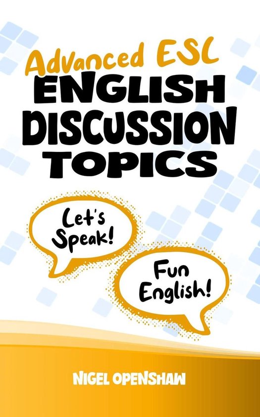 Advanced ESL English Discussion Topics - cover