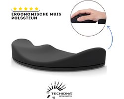 Polssteun muis - Ergonomische siliconen pols ondersteuning - Tegen RSI, muisarm en carpaal tunnel syndroom - Comfortabel voor computer, laptop, bureau en gaming