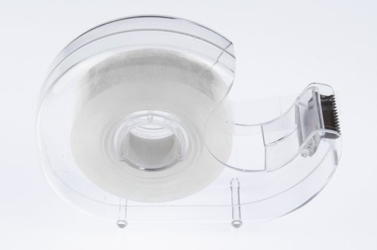 Kangaro plakbandhouder - kern 25mm - met invisible tape - K-50053