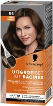 Schwarzkopf Uitgroeiset Haarverf Bruin R6 1 set