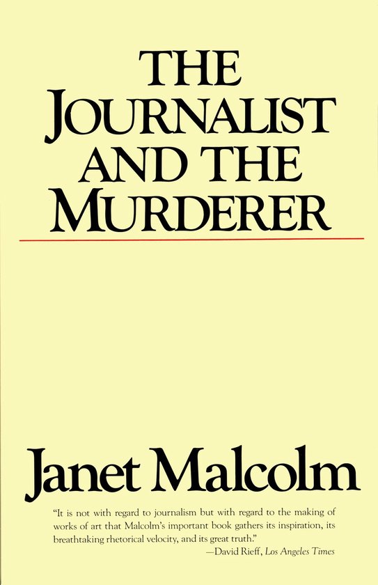 The Journalist and the Murderer - cover
