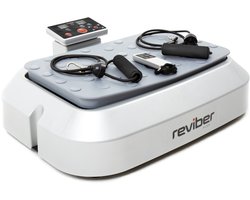 Reviber Plus - trilplaat fitness - powerplate - inclusief weerstandsbanden en afstandsbediening