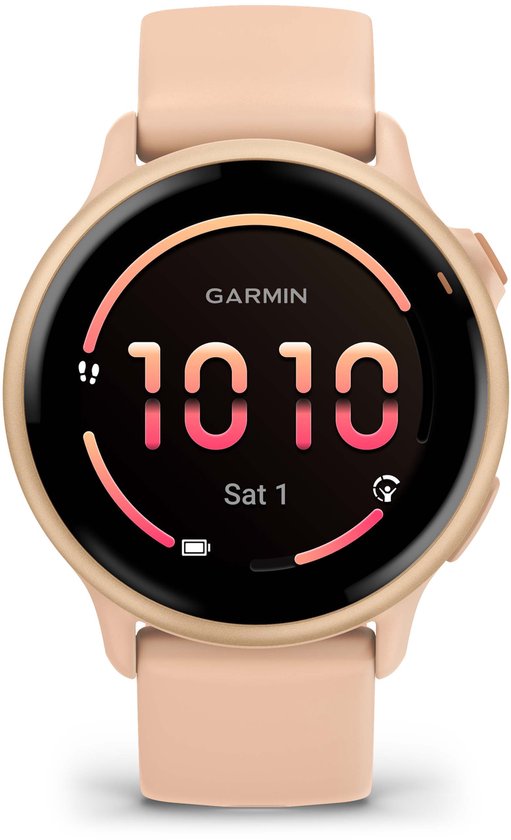Garmin Vivoactive 6 - Smartwatch - Sporthorloge- Health - Fitness - 42 mm - Roze (Pink Dawn)