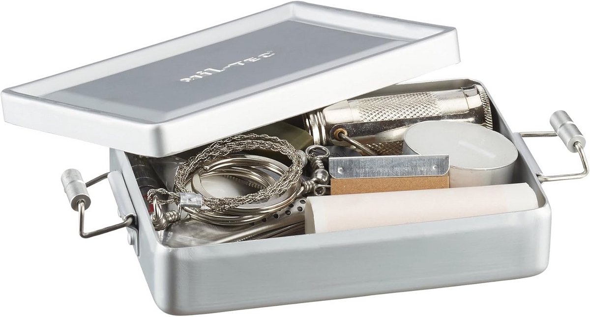 Overlevingskit voor noodgevallen - Essential Survivalset in Aluminium Box