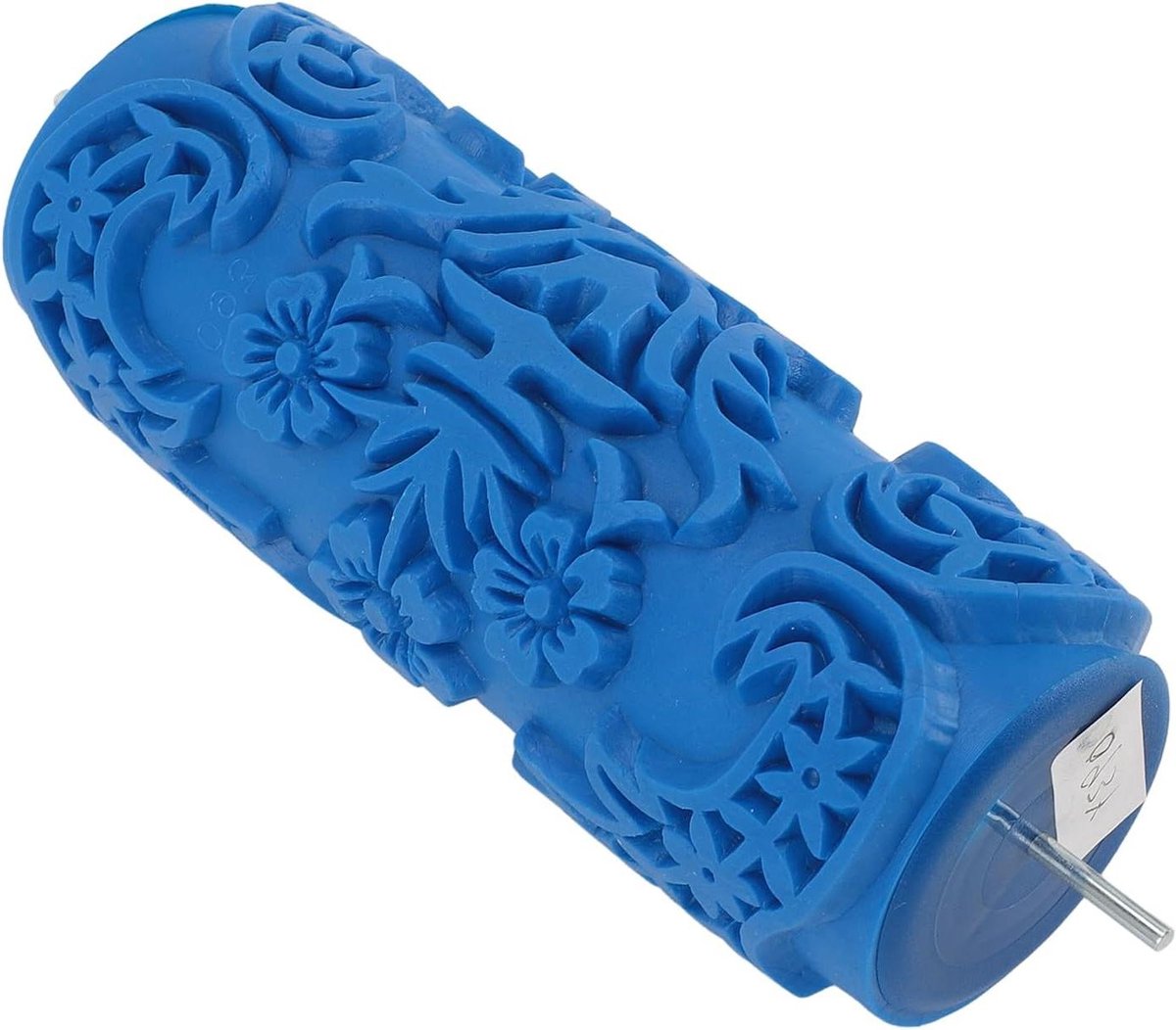 Decorative Paint Roller with Pattern - 5 x 2 x 2 Inch - Texture Rubber Roller for Home Wall Decoration - Round Reusable Multifunctional Painting Tool