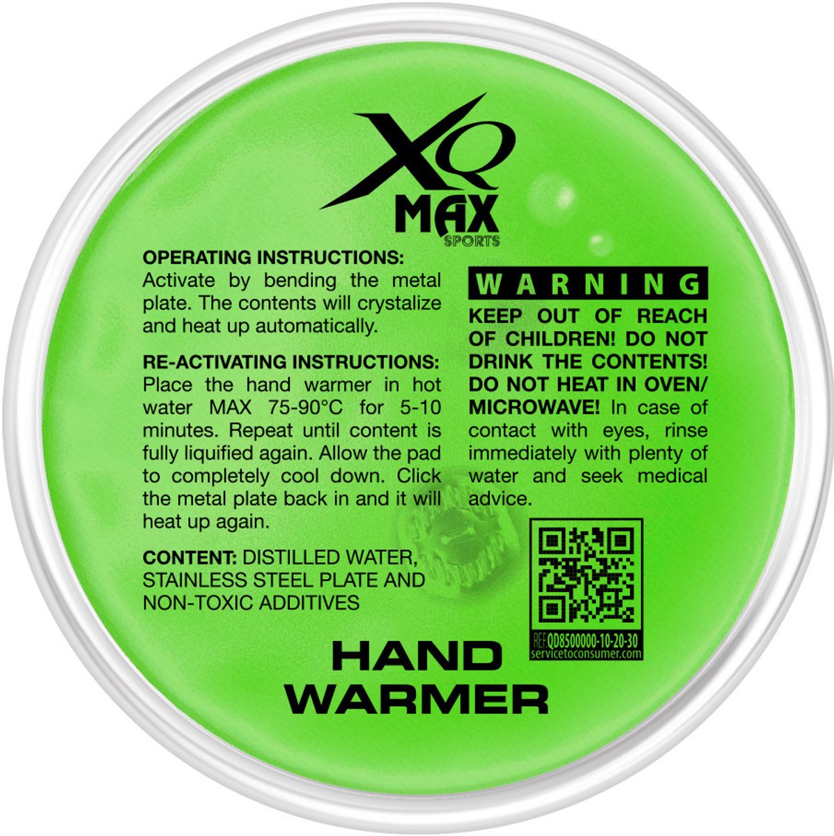 XQ Max Handwarmer Herbruikbaar Green