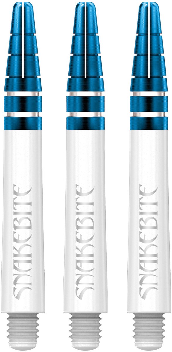 Red Dragon Nitrotech Ionic Snakebite White/Blue - Dart Shafts