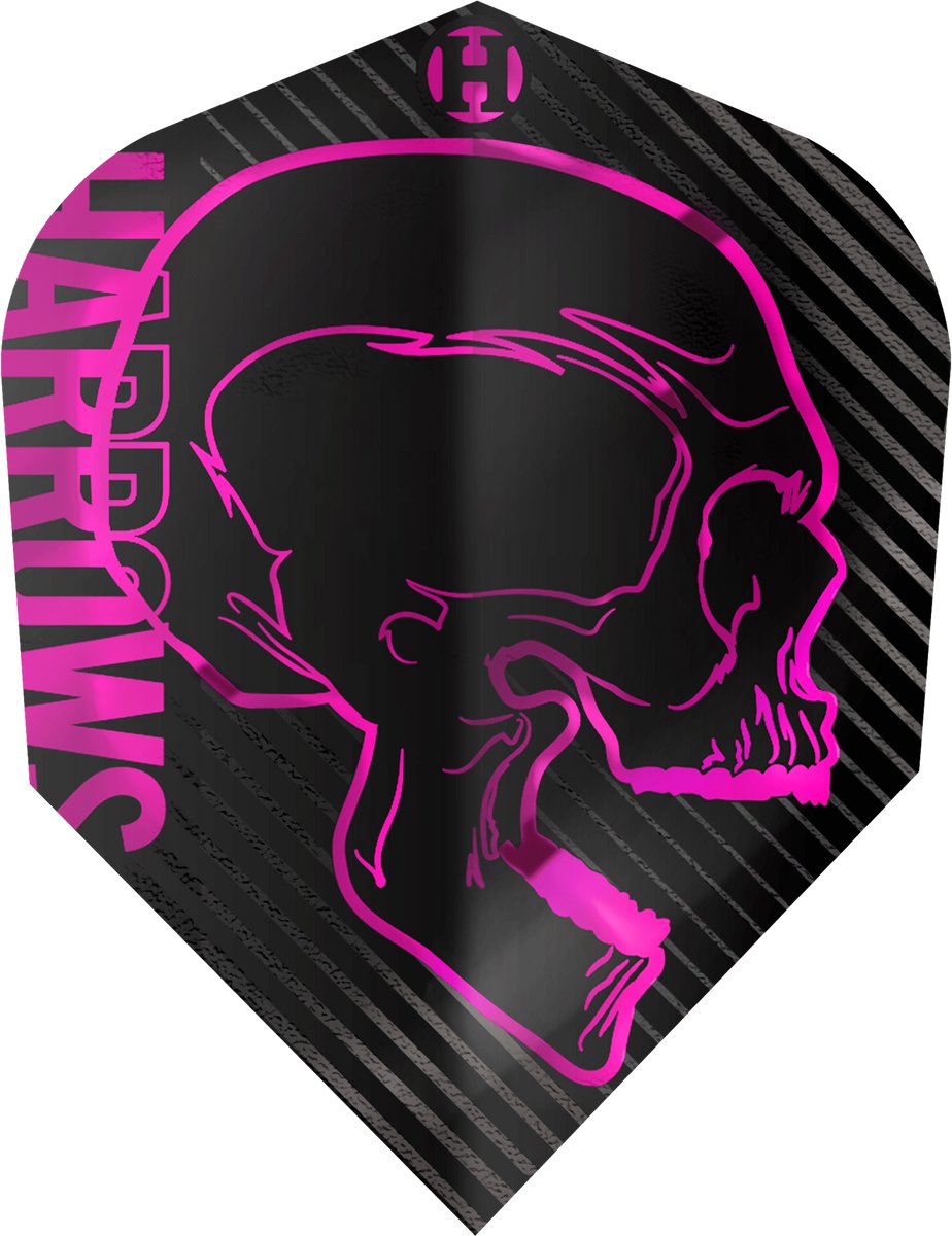 Harrows Rage Pink NO6 - Dart Flights