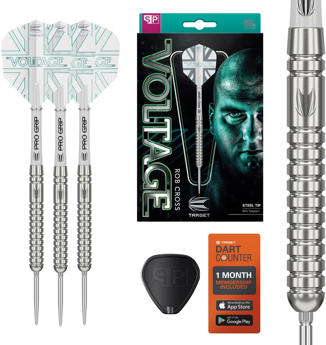 Target Rob Cross G1 Swiss Point 90% - Dartpijlen 23 Gram