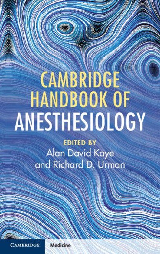 Cambridge Handbook of Anesthesiology - cover