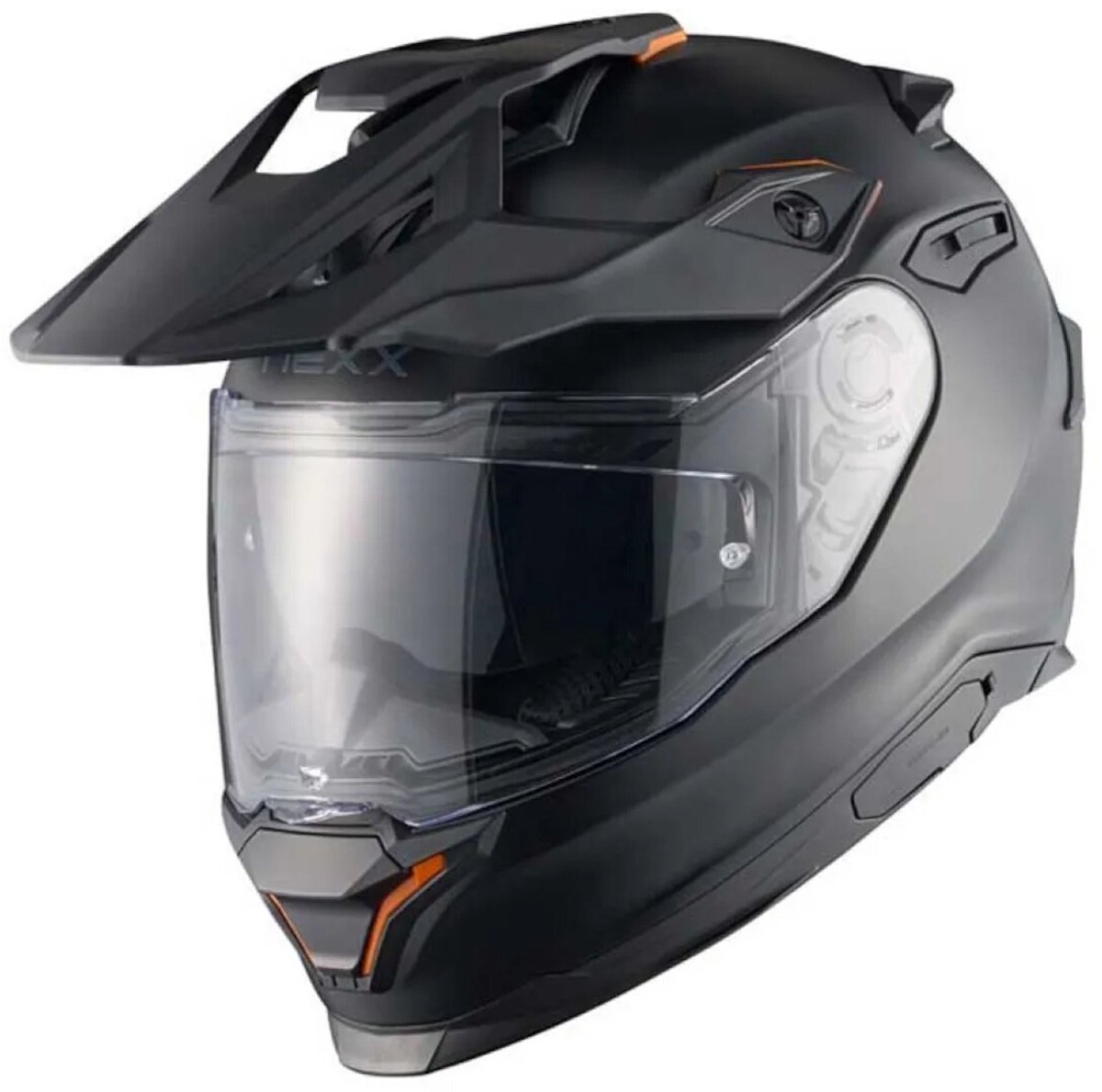Nexx Y.TRAVL Plain Mat Zwart Adventure Integraalhelm - Maat XXL - Helm