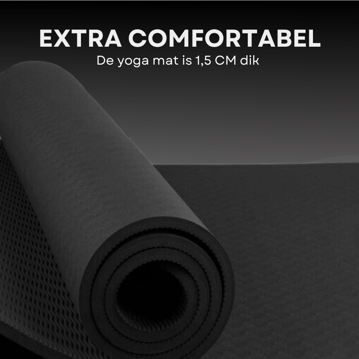 AJ-Sports Fitness Mat Extra dik - 1.5 cm dik thumbnail 3