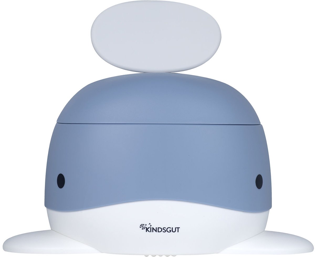 Kindsgut WC potje peuter walvisdesign blauw
