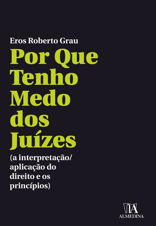 Por Que Tenho Medo dos Juízes - cover