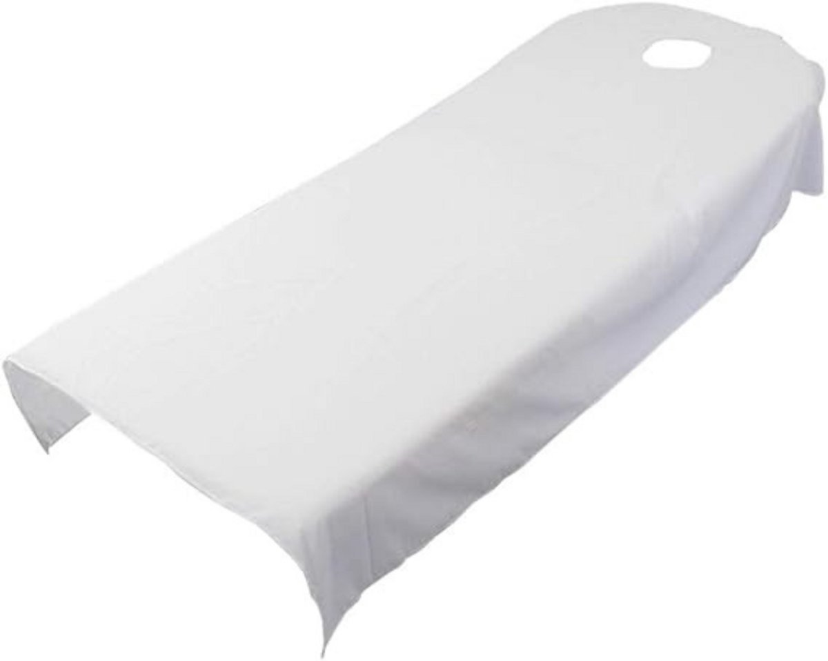 Zylo® Massagetafel Hoeslaken - Massagetafel - Massagetafel Inklapbaar - 32 x 10.01 x 8 cm - Wit