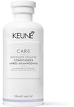 Witte fles Keune Care Absolute Volume Conditioner, 250 ml.