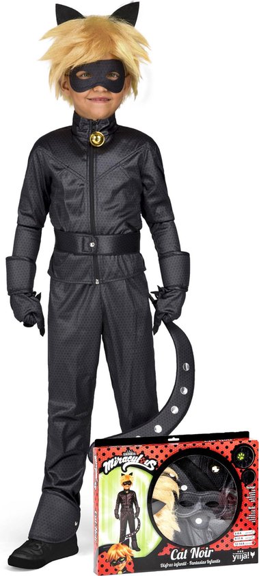 VIVING COSTUMES / JUINSA - Miraculous Cat Noir kostuum voor kinderen - 140  - 146 (9 -... | bol.com