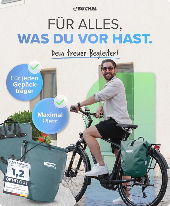 Buchel Tas Enkel 100% 25,4L Waterdicht Zwart