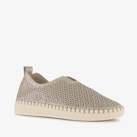 Mocassins femme Hush Puppies Daisy couleur argent - Pointure 40 - Semelle amovible