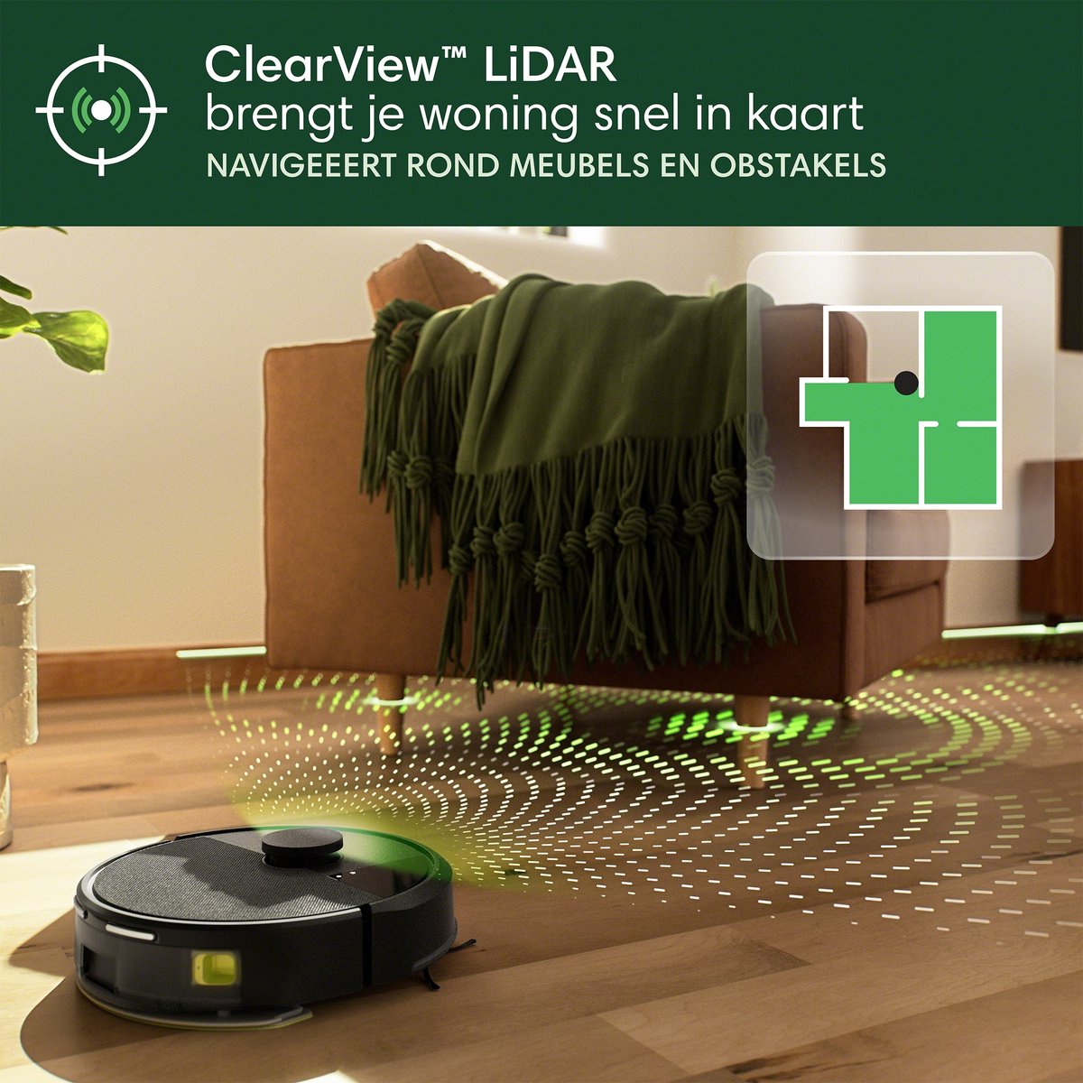 iRobot Roomba® 105 Combo + AutoEmpty Dock - Robotstofzuiger met Dweilfunctie - Zwart (Y3510) — afbeelding 6