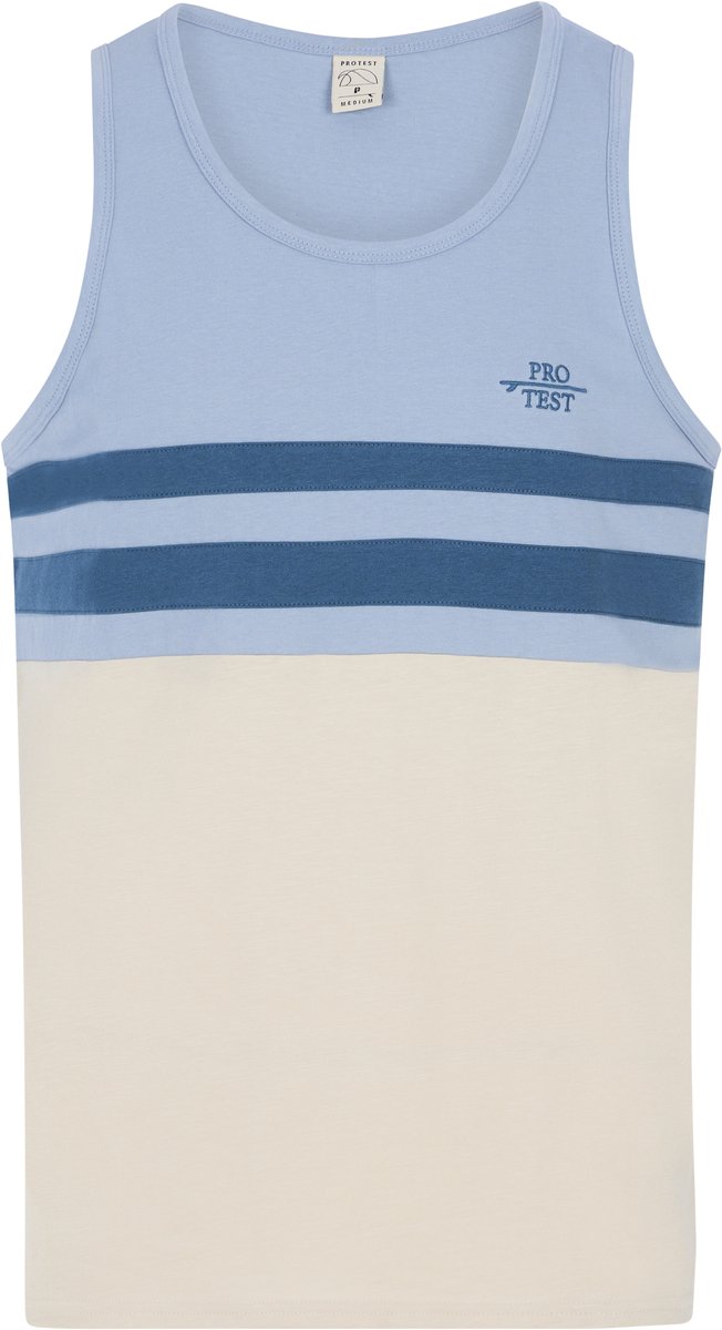 Protest Prtipsa – Tank top Heren – Mouwloos – Ronde hals Blauw