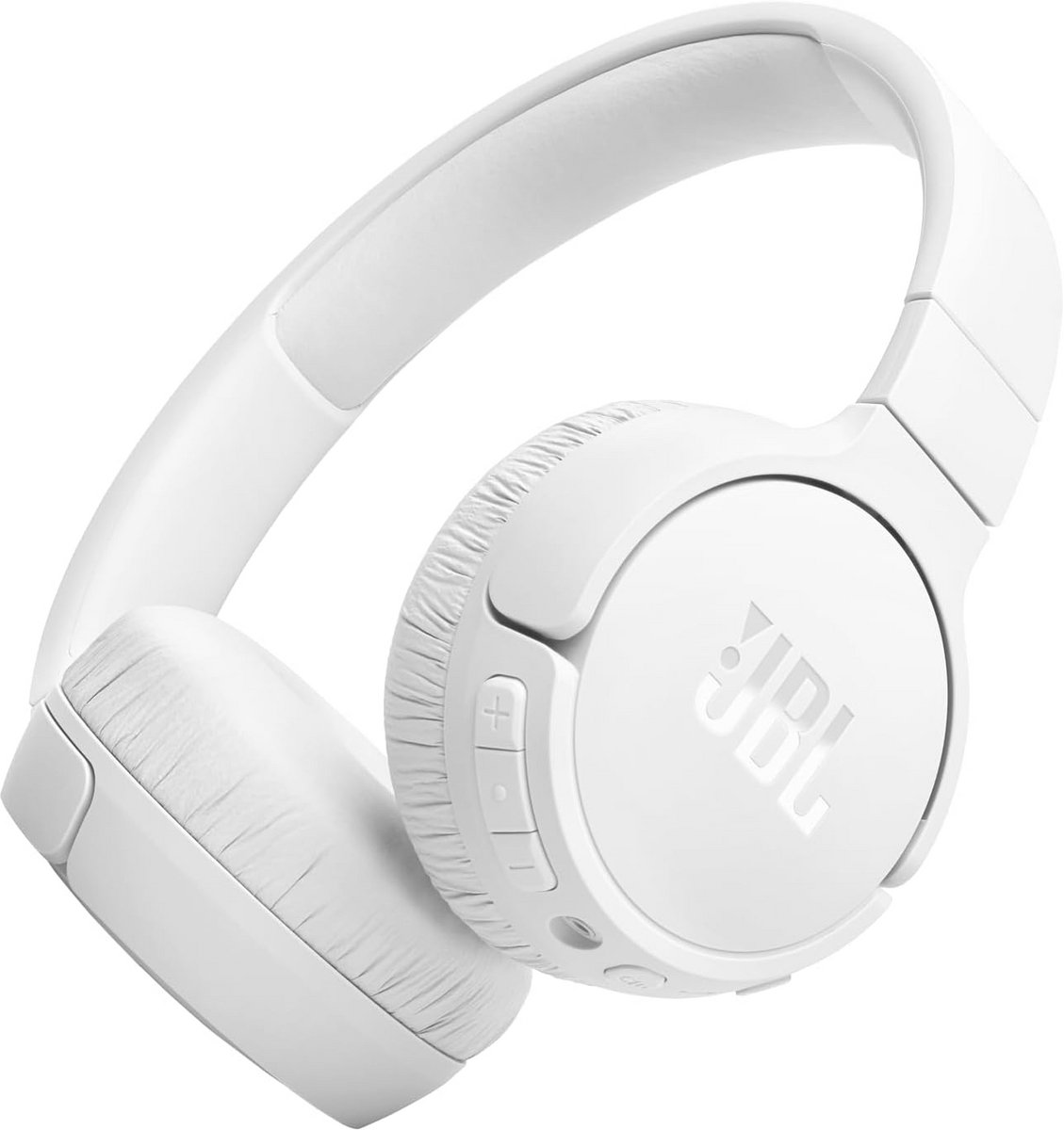 Draadloze on-ear koptelefoon met Adaptive Noise Cancelling en 70 uur batterijduur - wit