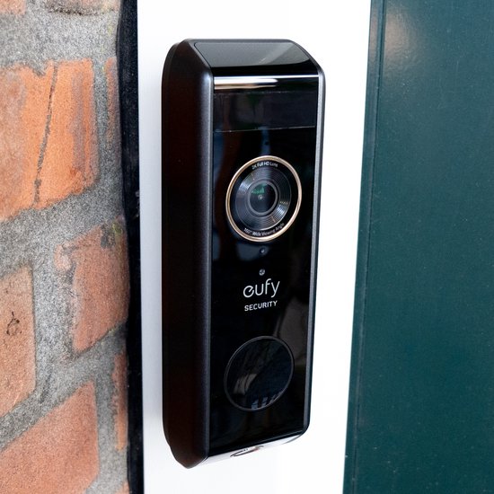Universele 45° hoekbeugel voor Eufy slimme deurbel, kunststof zwart, inclusief montageschroeven, geschikt voor T8220 T8213 T8214 T8200 T8210