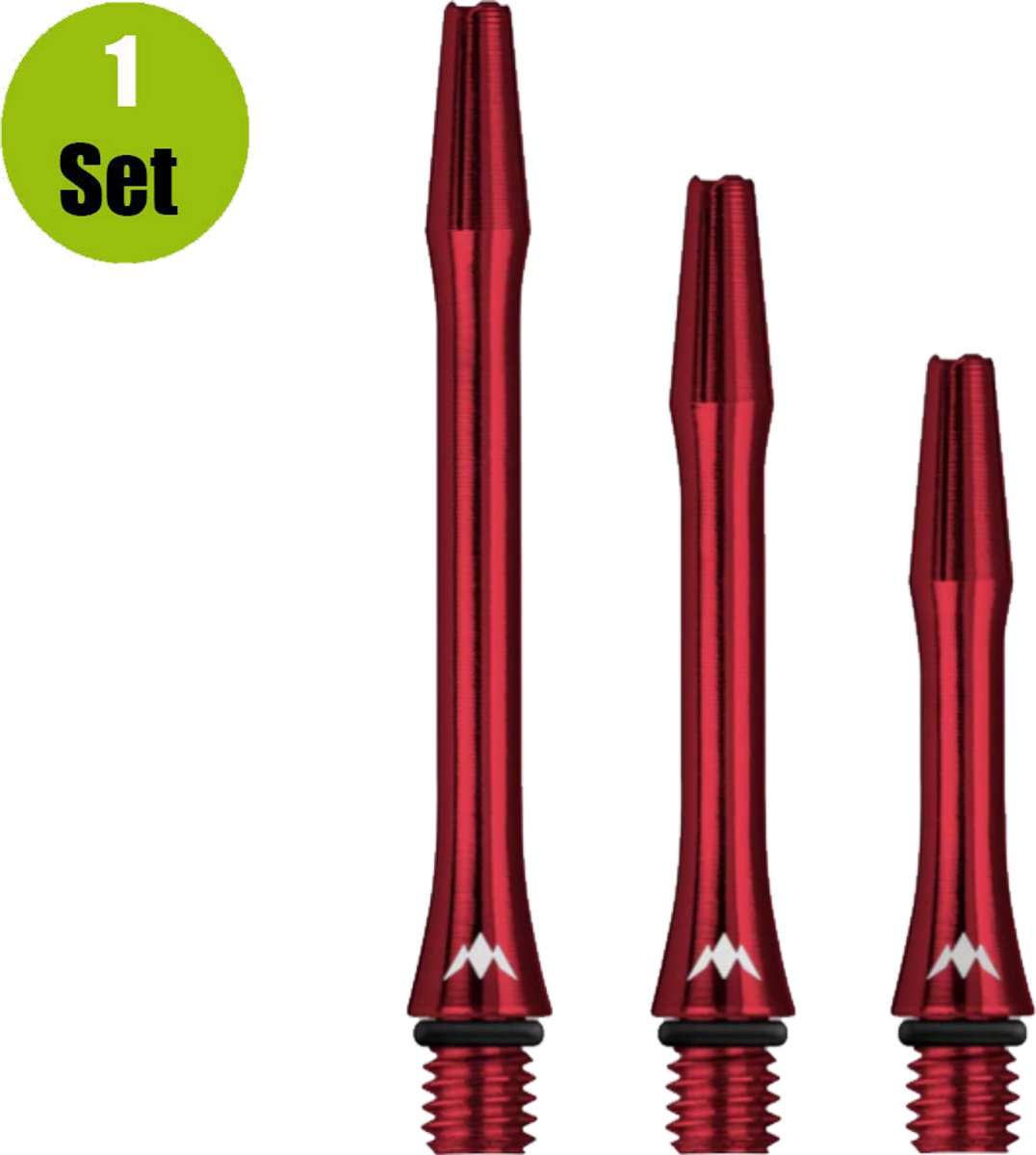 Mission AliCross Shafts Red - Dart Shafts Short