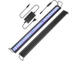 45W Aquarium lamp - LED Aquariumverlichting - Dimbaar - Timer - 107-130cm - Verschillende maten verkrijgbaar - Vernieuwde versie