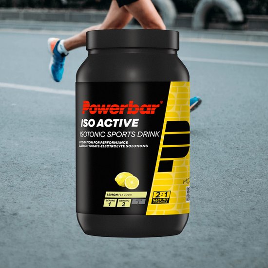Powerbar sportdrank - IsoActive - Lemon - 1320 gram - 20 liter — afbeelding 2