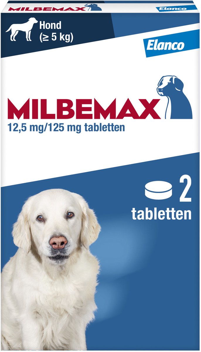 Milbemax Milbemax Hond - Anti wormenmiddel - 2 tab 10-75kg — afbeelding 2