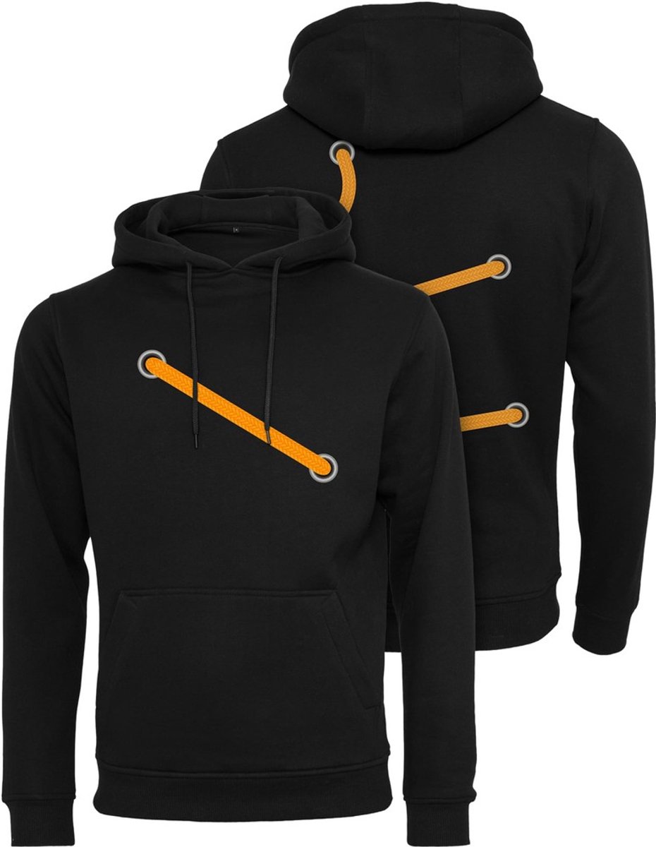 Mister Tee Laces Hoodie/trui S Zwart