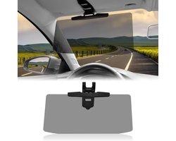 Zonneklep voor auto - universele - anti-reflecterende gepolariseerde - zonneklepverlenger - sterke lichtblokkering - bescherming tegen schittering - anti-verstrooid licht - veilig rijden in de auto - UV-beschermer - 32*14.5 cm - zwart
