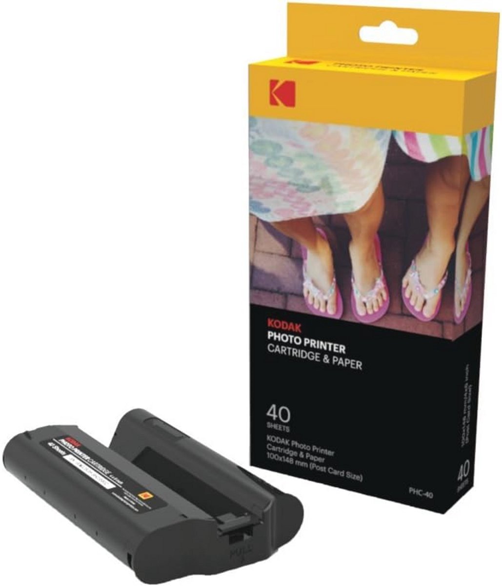 Wi-Fi Fotoprinter Cartridge en Fotopapier - Verpakking van 40 Stukken