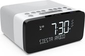Pure Siesta Charge Wekkerradio - DAB+ Radio en Bluetooth - Polar Wit