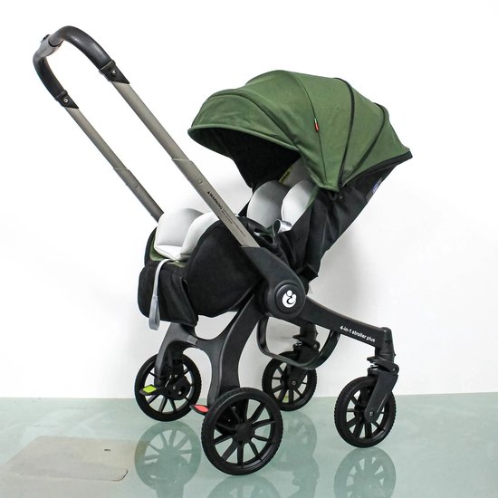 Maxi-Cosi Adorra kinderwagen, comfortabele, inklapbare combi-kinderwagen met boodschappenmand en meerdere zitposities, bruikbaar vanaf de geboorte tot ca. 3,5 jaar (0-15 kg), vivid red
